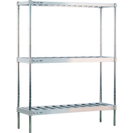 New Age 3 Shelf Keg Stacker Shelving Unit Kit Single Deep Starter 80
