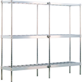 New Age 3 Shelf Keg Stacker Shelving Unit Kit Single Deep Starter 93