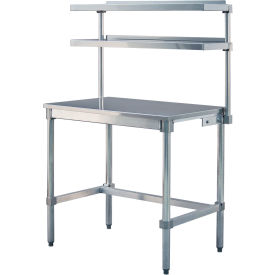 New Age Adj. Knock Down Table & 2 Cantilever Overshelves Posts & Brackets 40