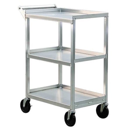 Bussing Cart, 16 1/2 in L, Aluminum MPN:1440