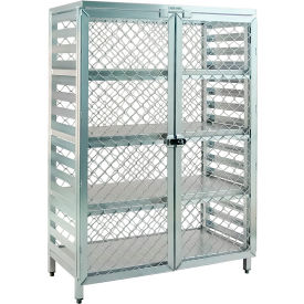 New Age Amplimesh Security Cage Truck w/ 4 Shelves 48