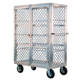 New Age 99475 Aluminum Amplimesh Security Cage Truck 49 x 26-3/4 x 68-3/4 99475