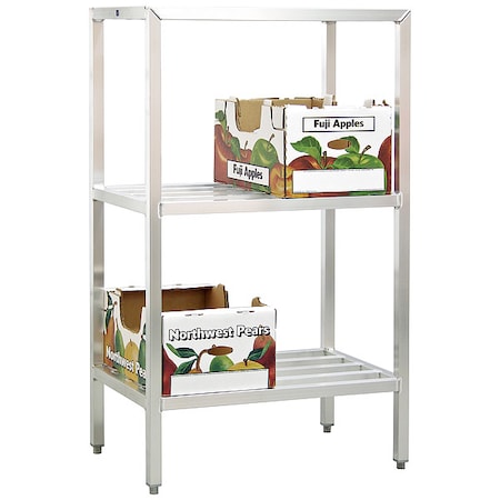 All-Welded Aluminum Shelving, 48x24 MPN:52929