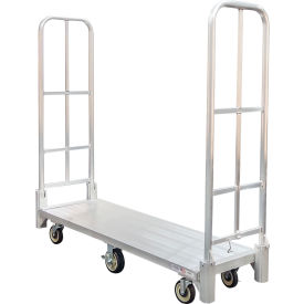 New Age Industrial Folding U-Boat Cart Aluminum Utility Truck 66-3/4L x 20W 1500 lb. Capacity 53313A