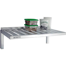 New Age Industrial T-Bar Wall Shelf Aluminum 60