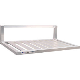New Age Inverted Heavy Duty Wall Mounted Aluminum T-Bar Shelving 1 Shelf 36