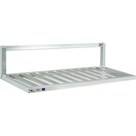 New Age Inverted Heavy Duty Wall Mounted Aluminum T-Bar Shelving 1 Shelf 48