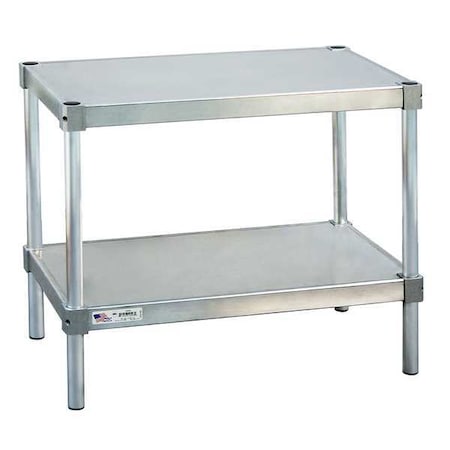 Fixed Work Table, Aluminum, 42