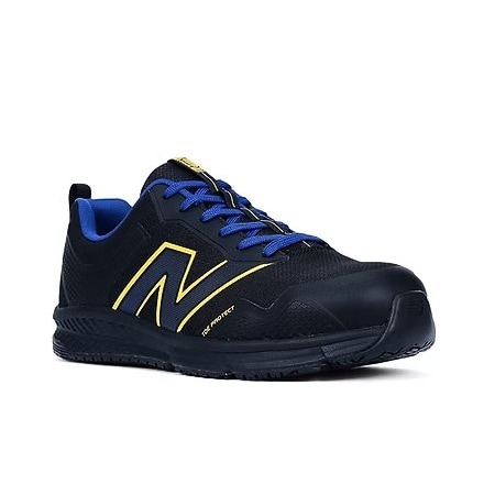 Men's Athletic Shoe, Synthetic Fabric, Synthetic Leather Upper, Blue/Yellow, 15 MPN:MIDEVOLBL-15-4E