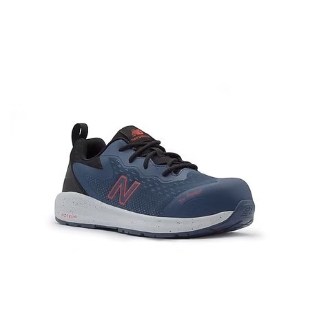 Men's Composite Toe Athletic Shoe, Denim/Red, 12, D, MIDLOGIDS MPN:MIDLOGIDS-12D