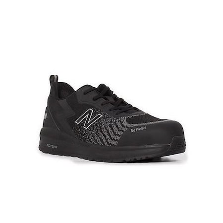 Men's Composite Toe Athletic Shoe, Black, 10 1/2, D, MIDSPWRBL MPN:MIDSPWRBL-10.5D