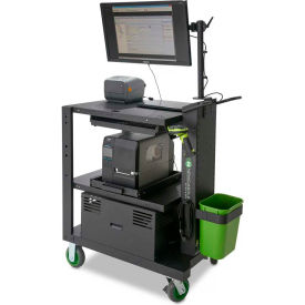Newcastle Systems PC Series Mobile Powered Workstation 35.5