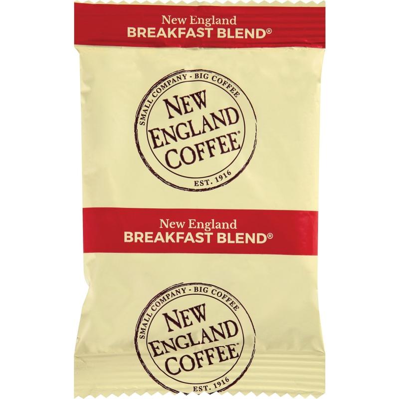 New England Coffee Single-Serve Coffee Packets, Breakfast Blend, Carton Of 24 (Min Order Qty 2) MPN:026260