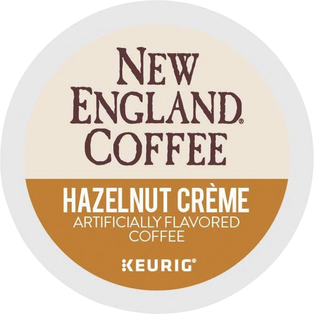 New England Coffee K-Cups, Medium Roast, Hazelnut Creme, Box Of 24 K-Cups (Min Order Qty 3) MPN:GMT0040