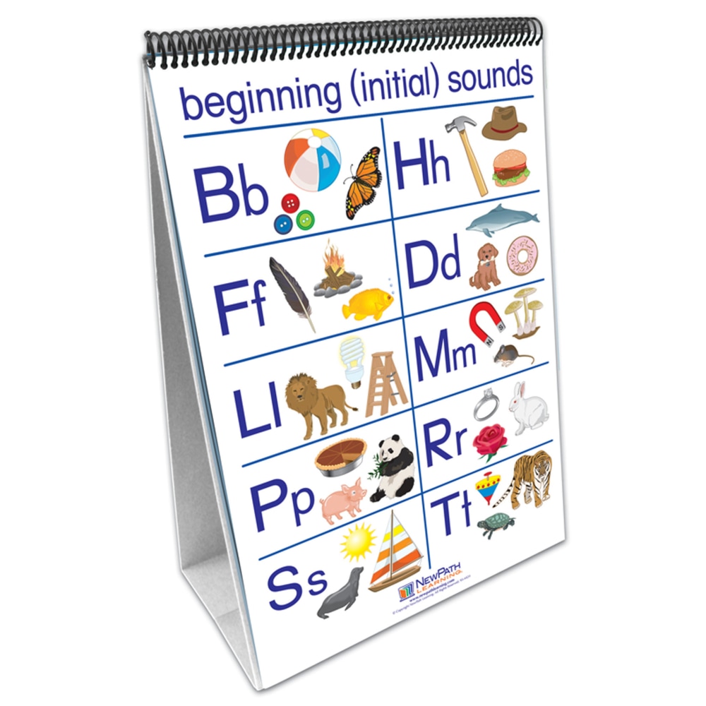 NewPath Learning Early Childhood ELA Readiness Flip Chart, Phonemic Awareness, Grades Pre K To 2nd MPN:NP-320023