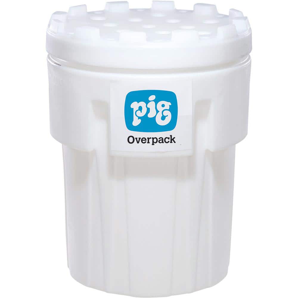 Overpack & Salvage Drums, Product Type: Overpack Drum, Salvage Drum , Holds Maximum Drum Size: 95gal , Closure Type: Screw-On Lid , Drum Size Capacity: 95gal  MPN:PAK725-WH