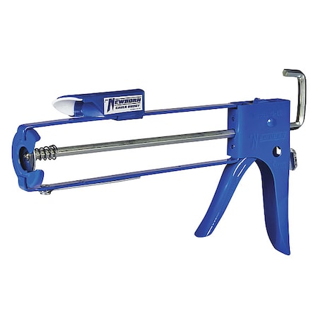 Caulk Gun, 10 oz Container Size, Steel, 10:01, Skeleton Frame MPN:111