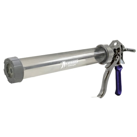 Sausage Caulk Gun, 18 1 Thrust 20oz Sa MPN:620AL-CLEAR
