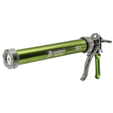 Sausage Caulk Gun, 18 1 Thrust 20oz Sa MPN:620AL-NEON