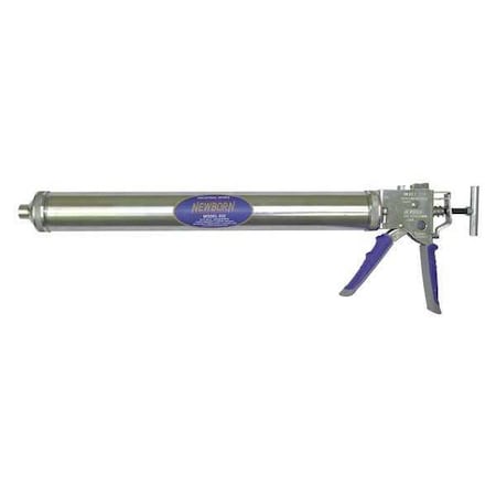 Caulk Gun, 32 oz Container Size, Steel, 7:01, Full Barrel Frame, Blue/Silver MPN:632-GTS