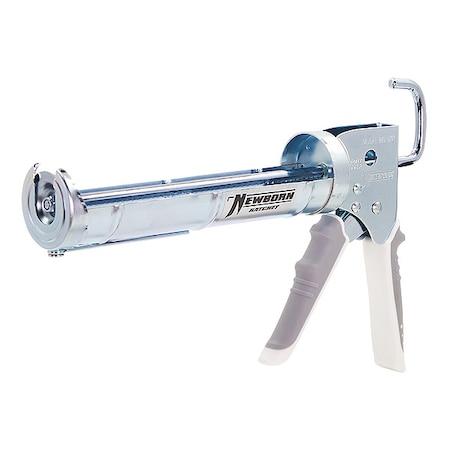 Caulk Gun, 10 oz Container Size, Steel, 6:01, Half Barrel Frame, Silver MPN:960-GTR