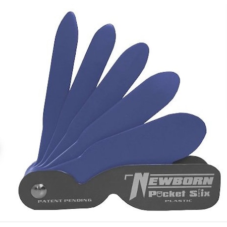 All in one spatula set with 5 plastic bl MPN:A-POCKETSLK-PLA