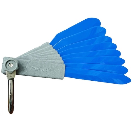 Ringed Set of 8 All Plastic Sptaulas MPN:KIT-SPT-PLASTIC