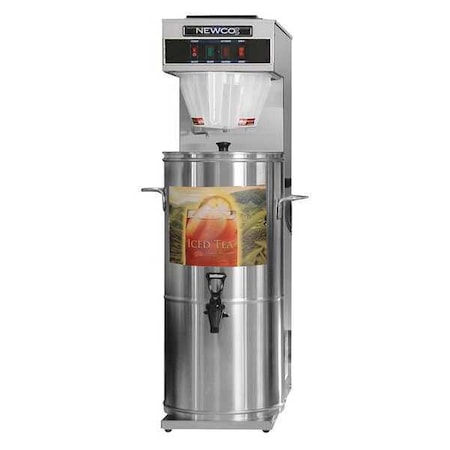 Silver Commercial 3 gal Tea and Coffee Brewer MPN:NKT3-NS1