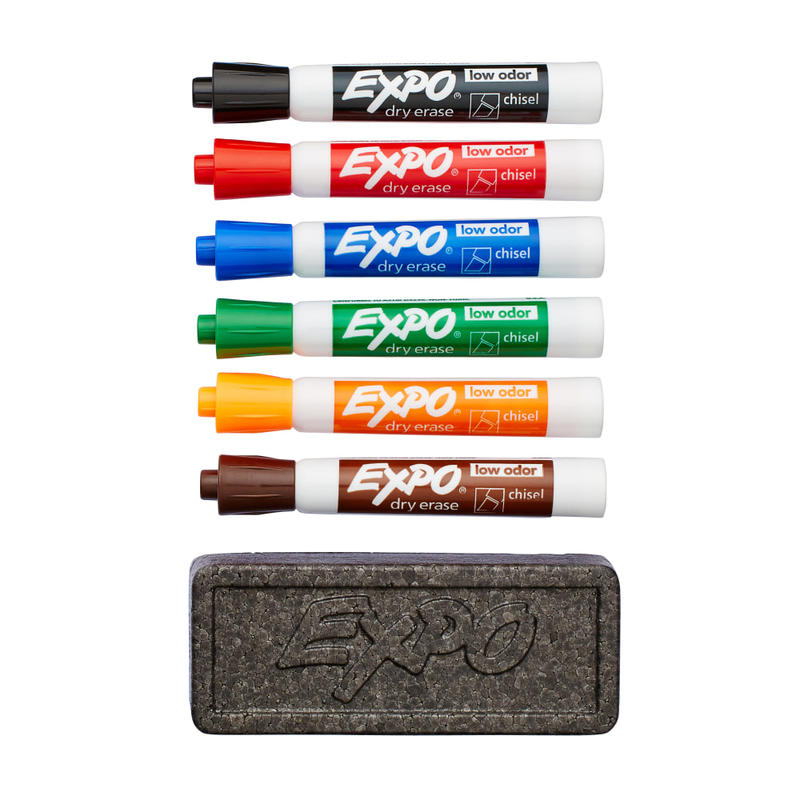 EXPO Low-Odor Dry-Erase Organizer Kit, Pack Of 7 (Min Order Qty 7) MPN:80556