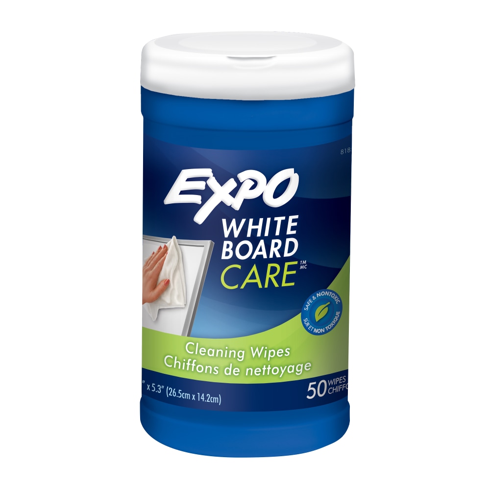 EXPO Marker Board Towelettes, 6in x 9in, Pack Of 50 MPN:81850