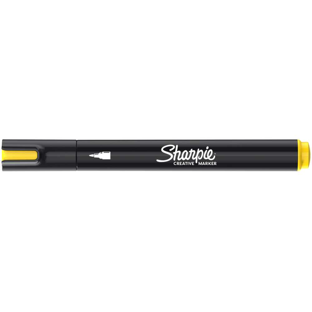 Sharpie Creative Marker, Water-Based Acrylic Marker, Bullet Tip, Yellow, 1 Count MPN:2218063