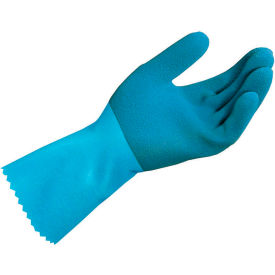 MAPA® Blue-Grip™LL301 Natural Rubber Gloves Heavy Weight Blue1 Pair Medium 34301027 34301027