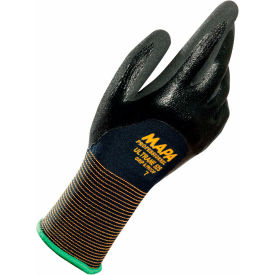 MAPA® Ultrane 525 Grip & Proof Nitrile 3/4 Coated Gloves Light Weight 1 Pair Size 7 525417 34525047
