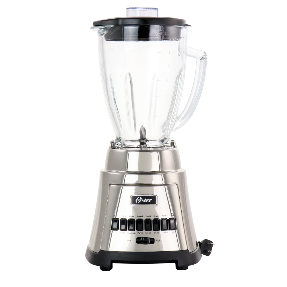 Oster Fresh Easy Series 12-Speed Blender With 6-Cup Glass Jar, Silver MPN:995117940M