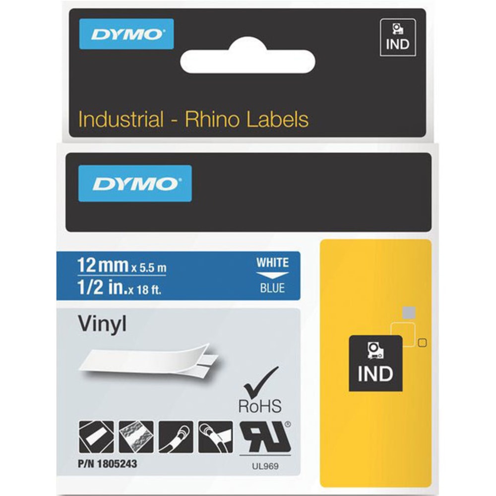 DYMO White on Blue Color Coded Label, LJ7441 MPN:1805243