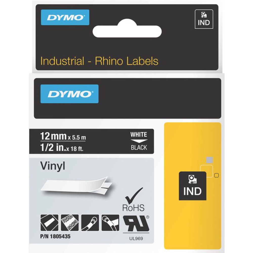 DYMO White on Black Color Coded Label, LJ7445 MPN:1805435
