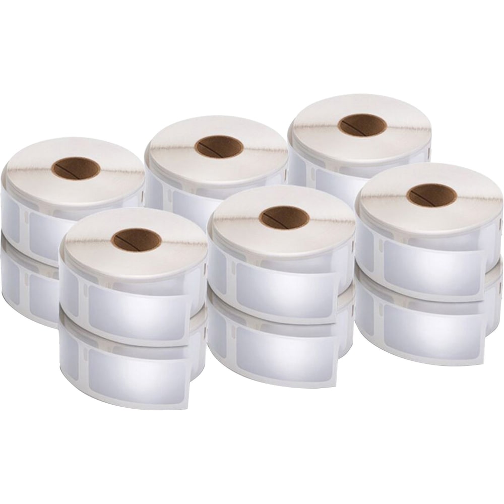 Dymo LabelWriter Multipurpose Label, 1inH x 2 1/8inW, Rectangle, Thermal, White, Black, 500 / Roll, 12 Roll MPN:2050821
