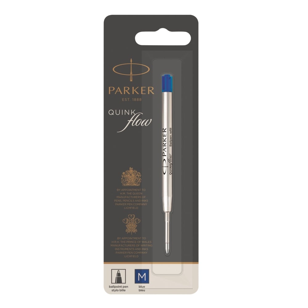 Parker Ballpoint Pen Refill  Medium Point  1.0 mm  Blue MPN:30326