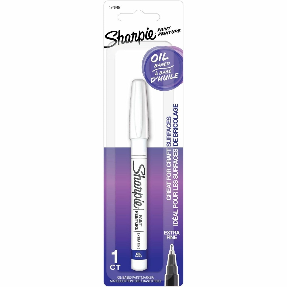 Sharpie Oil-Based Paint Marker - Extra Fine Marker Point - White Ink - Oil Based MPN:1976707