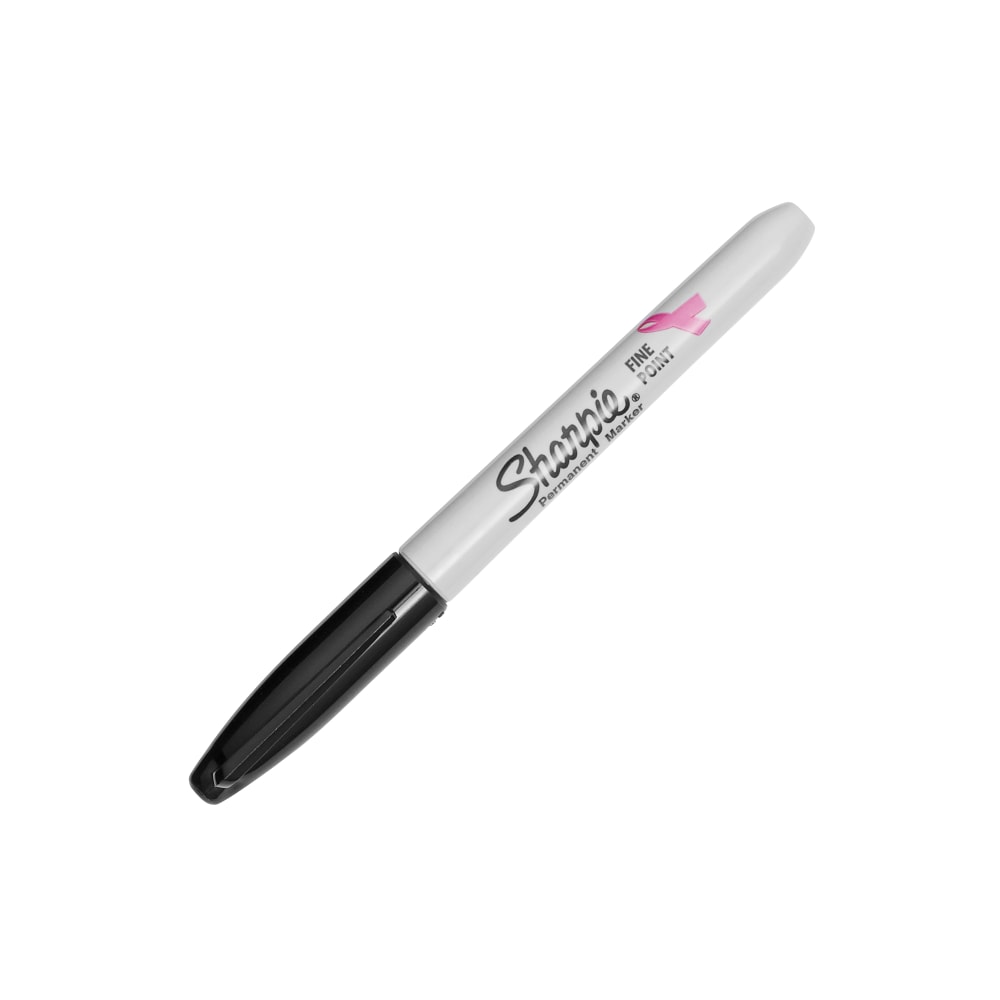 Sharpie Permanent Markers, Fine Point, Black, 