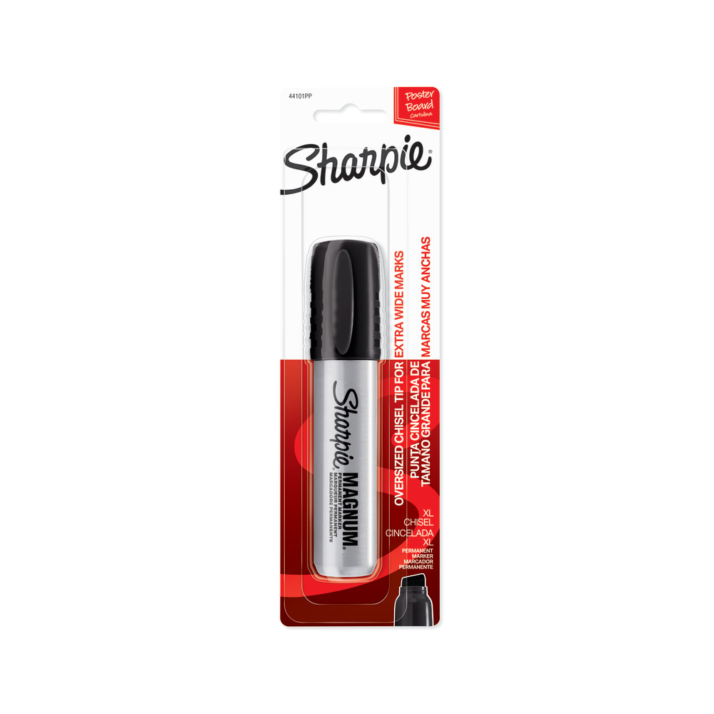 Sharpie Magnum Permanent Marker, Black, Carded Packaging MPN:44101