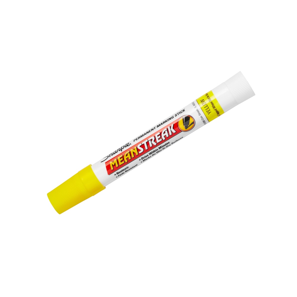 Sharpie Mean Streak Marker, Yellow (Min Order Qty 12) MPN:85005