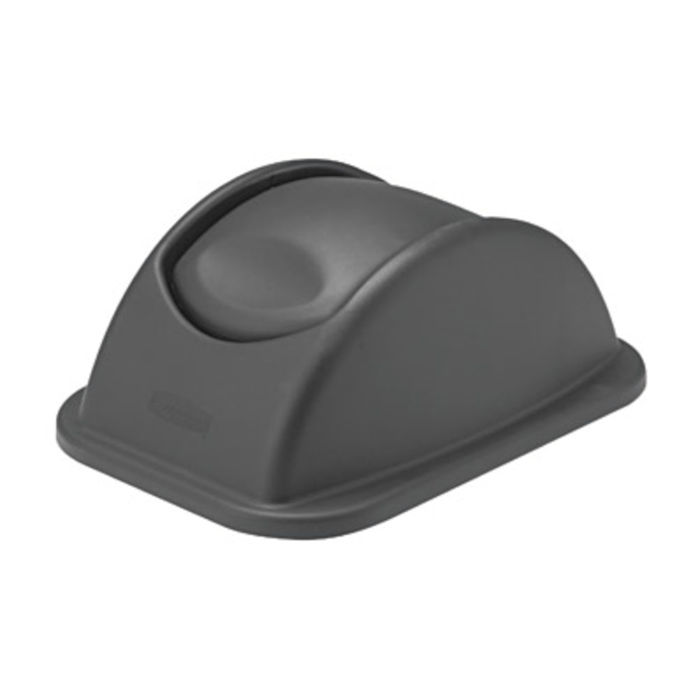 Rubbermaid Rectangular Free-Swinging Plastic Lids, Black MPN:306600BLA