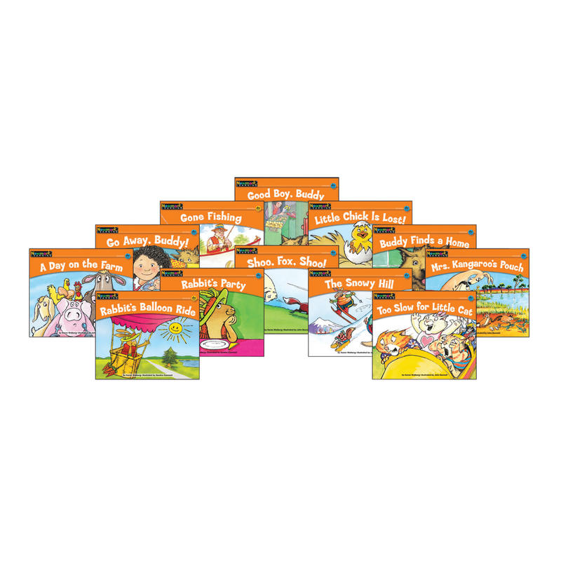 Newmark Learning Rising Readers Leveled Books, Fiction Set, Grades Pre-K-1, Set Of 12 MPN:NL-0131