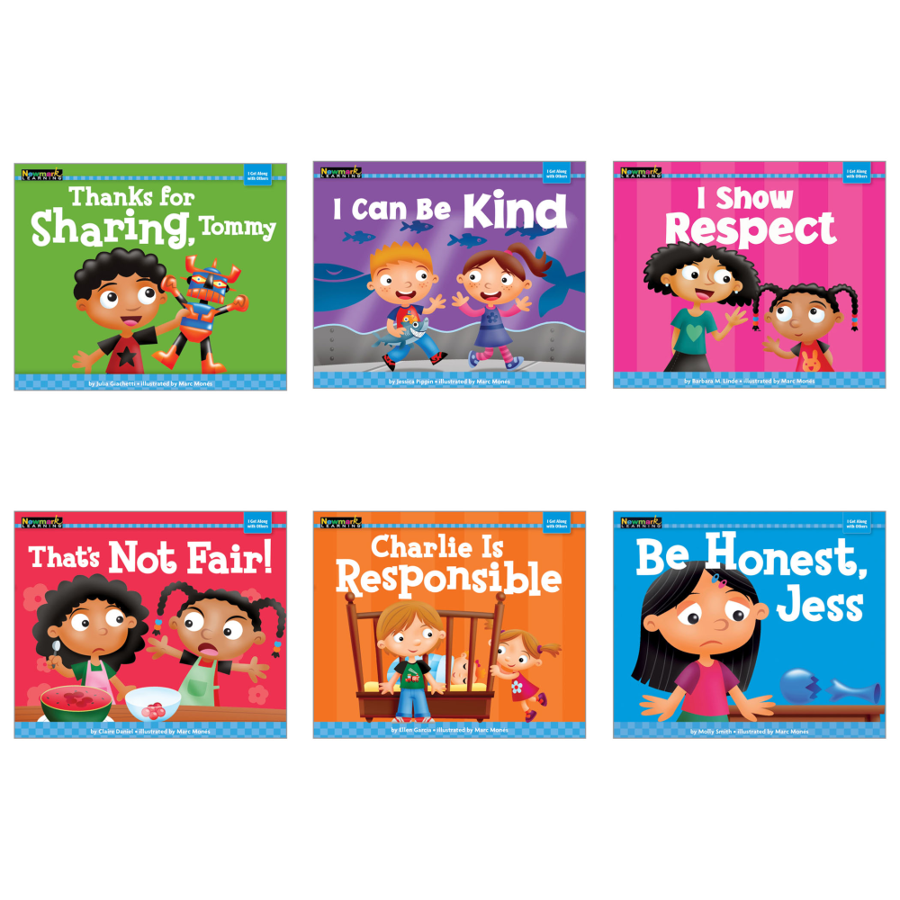 Newmark Learning MySELF Readers, I Get Along with Others, Set Of 6 Books MPN:NL-2270