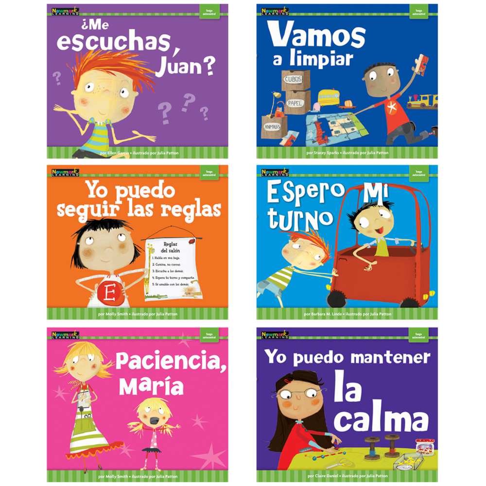 Newmark Learning MySELF Readers: I Am in Control of Myself, Spanish, Set Of 6 Books MPN:NL-3322