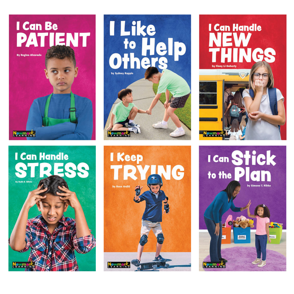 Newmark Learning MySELF Readers: I Can Manage Myself and Set Goals, English, Pack Of 6 Books MPN:NL-6383