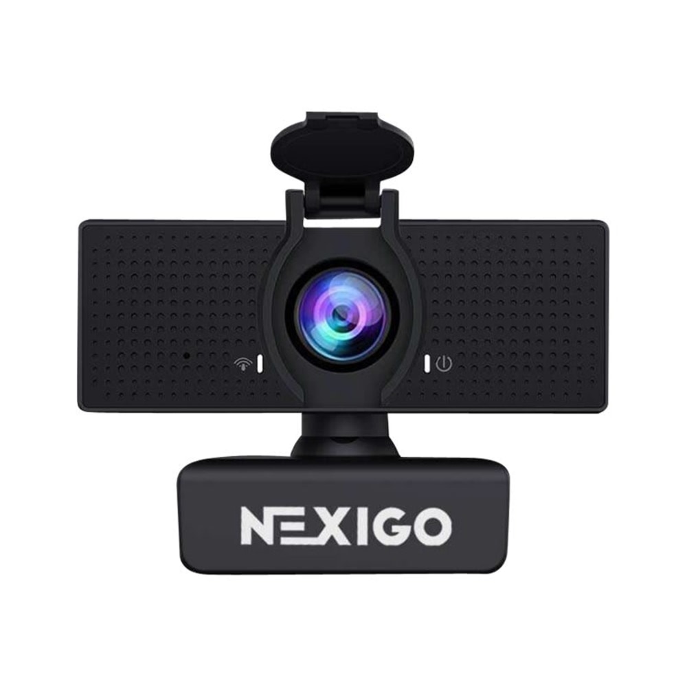 NexiGo N60 - Webcam - color - 2 MP - 1920 x 1080 - 1080p - fixed focal - audio - USB 2.0 - MJPEG, H.264, H.265, YUV2 MPN:N60