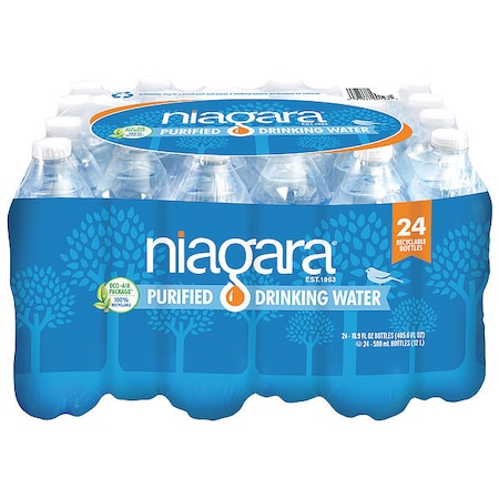 Bottled Water, 24, 16.9 oz Bottles Per Case, Pallet of 84 Cases MPN:PRL24NIA05L