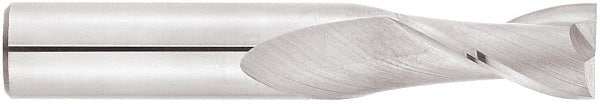 Square End Mill: 3/8'' Dia, 1'' LOC, 3/8'' Shank Dia, 3'' OAL, 2 Flutes, Solid Carbide MPN:17001248